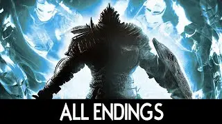 Dark Souls Remastered - All Endings & Final Boss Fight