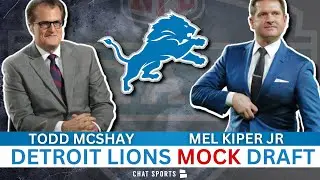 Mel Kiper & Todd McShay 2023 NFL Mock Draft Reaction For The Detroit Lions Pick Ft. Tyree Wilson