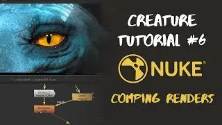 Creature Tutorial: Pt 6 - Nuke 12 comping renders