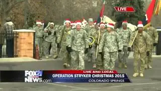 Fort Carson soldiers deliver Operation Stryker Christmas 2015