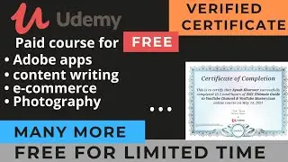 Udemy free courses with free certificate | free coupon codes #udemy