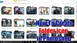 How To Create Custom Folder icon in Photoshop (Updated Video) | TechTutorials