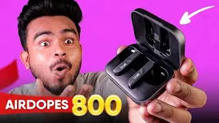 boAt Airdopes 800 Review⚡Dolby Audio, App Support, 40 Hours Playback, Quad Mics AI ENx @₹1,799*