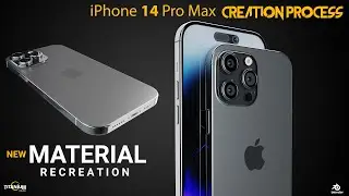 iPhone 14 Pro Max Material Recreation in Blender