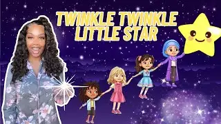 Twinkle Twinkle Little Star| Learning With Ms Houston|  Kid Songs + Nursery Rhymes