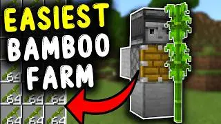 EASIEST 1.21 BAMBOO FARM! Minecraft Bedrock