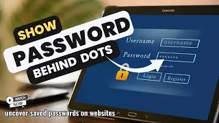 How to View Hidden Passwords Behind dots (Asterisks) | uncover saved passwords on websites