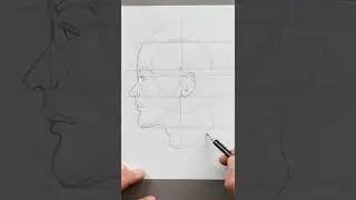 HOW TO DRAW: Face Side View | Head Proportion Tutorial