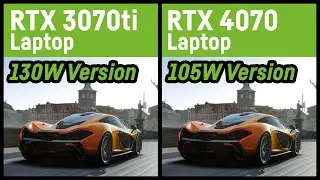 RTX 3070ti 130W vs RTX 4070 105w in Gaming - Laptop/Notebook