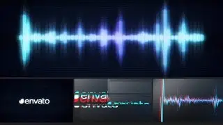 Glitch Logo Music Visualizer | After Effects Template