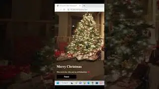 How to create a full screen video Background Html& CSS #backgroundvideo #shorts #merrychristmas