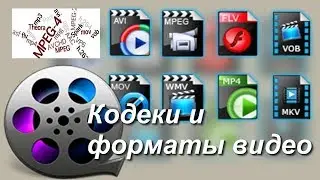 Кодеки и форматы видео, доступно о сложном начинающему монтажеру