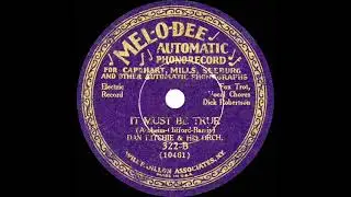 1931 Bob Haring (as ‘Dan Ritchie’) - It Must Be True (Dick Robertson, vocal)