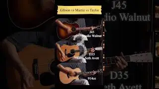 Gibson vs Martin vs Taylor 3 @acousticgroove