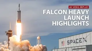 4K Launch Replay: SpaceX Falcon Heavy launches NOAAs GOES-U satellite