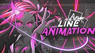 Line Animation (3D STROKE) - After Effect AMV Tutorial