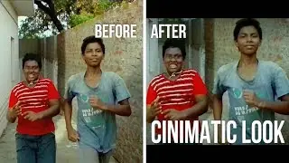 Wondershare Filmora tutorial : How to make | Cinematic look (2018)