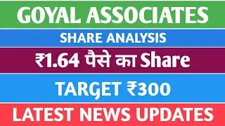 Goyal Associates Ltd Share Latest News Today / Goyal Associates Ltd Share Analysis