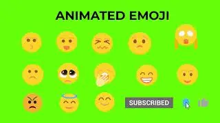 Animated Emoji | Animated Icon | Green Screen