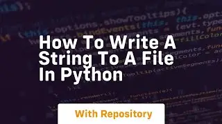 how to write a string to a file in python