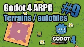 How to use TileMap terrains (autotiles) in Godot 4, part 1 | Action RPG in Godot 4 #9 | tutorial