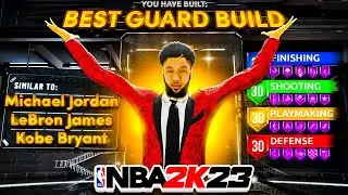 BEST GAME BREAKING GUARD BUILD IN NBA 2K23! *NEW* ALL AROUND BUILD IN NBA 2K23! BEST BUILD NBA 2K23