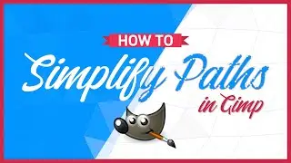 How to Simplify Paths in GIMP
