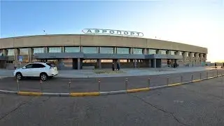 Airport Chita - Chita / Чита 4K