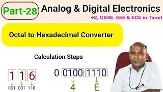 Octal to Hexadecimal Converter in tamil