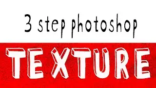 3 Easy steps for Photoshop texture