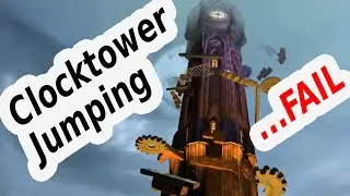 Mad King's Clocktower jumping puzzle gone slightly wrong (Guild Wars 2) #shorts