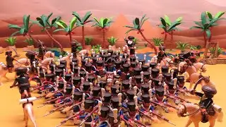 NAPOLEON EN ÉGYPTE : Bataille des Pyramides ! Stop motion Playmobil !