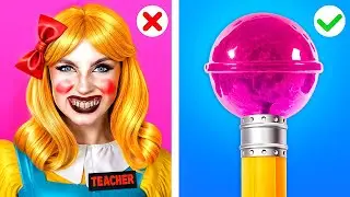 Мисс Делайт стала самой строгой учительницей в мире! Экстремальные прятки в коробках челлендж!