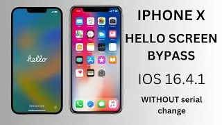 iPhone X Bypass Hello screen ios15 to16.4.1 By unlocktool