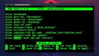 How to use aliases on Linux (Ubuntu, Kali, Manjaro, Mint)