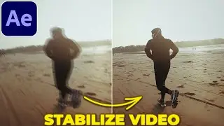 How to STABILIZE SHAKY VIDEO in After Effects | Stabilize a Video