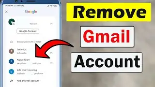 How To Remove Email Account From Android Phone | Remove Email Account Android