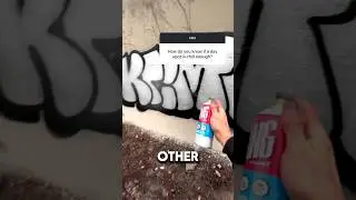 How to paint graffiti DAYTIME #graffiti #tagging