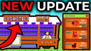FIRST LOOK at The COSMETIC UPDATE in Grow a Garden! (NEW LEAKS)