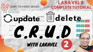 Laravel CRUD operation. Update and Delete record from Database.