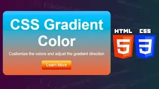 How to Use Linear Gradient in CSS | CSS Linear Gradient Background