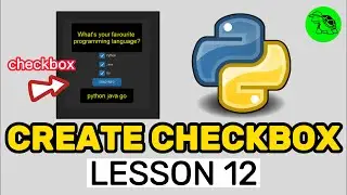 How To Create Checkbox? - Python Customtkinter Lesson 12