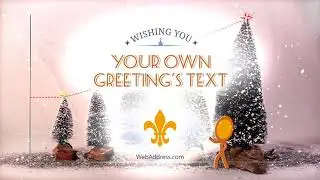 Corporate Xmas Holiday Greeting Premiere Pro Template