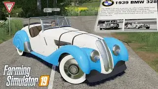 FS19 - BMW 328 1939 - CAR MOD DOWNLOAD LINK for Farming Simulator 2019 #gaming #games #gameplay #bmw