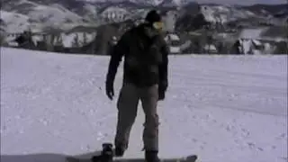 BEGINNER SNOWBOARD LESSON A NO-FALL TECHNIQUE