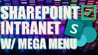 How to Create a SharePoint Intranet with a Mega Menu - Step by Step Guide 🖱️