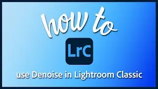 How to use the new AI Denoise filter in Lightroom Classic