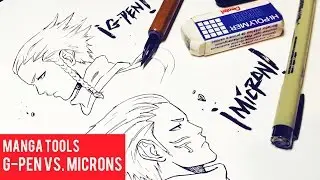 Difference Inking with G-Pens Vs. Microns