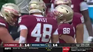 Florida St Kicker Ryan Fitzgerald DRILLS 59 Yard Field Goal | #10 Florida State vs Georgia Tech