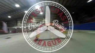 Short clip from WCDRL Winter Season Opener drone race